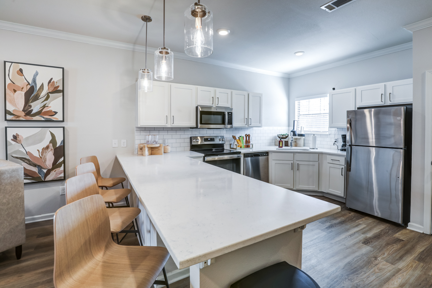 the collective at clemson apartments near clemson university kitchen