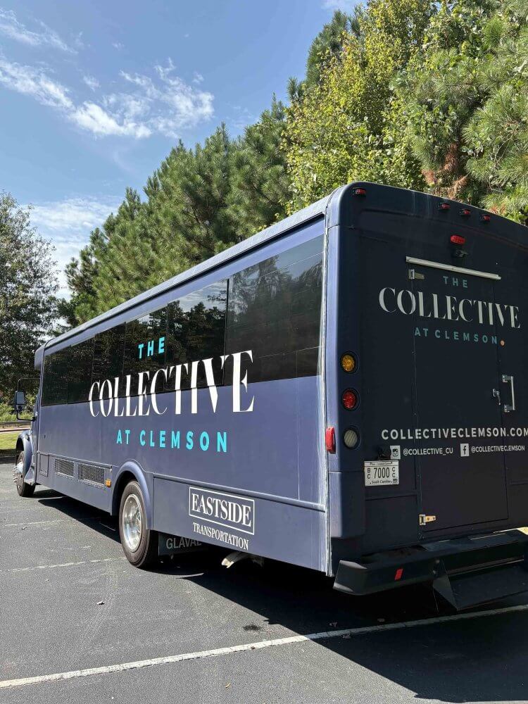 the collective at clemson apartments near clemson university private shuttle
